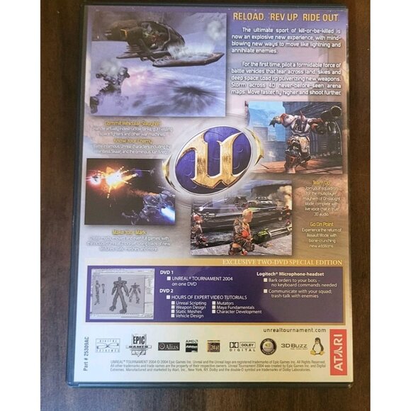 Unreal Tournament 2004 Special Edition - PC 2x DVD-Rom Include l'editor - Picture 2 of 6